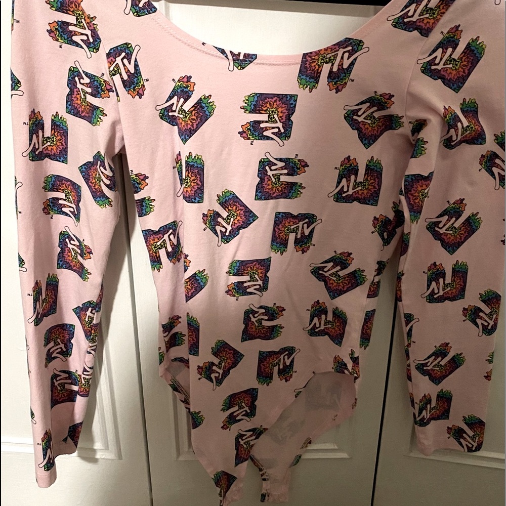 MTV long sleeve bodysuit